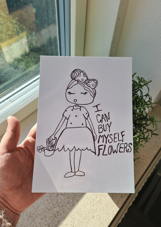 Kort: I can buy myself flowers (2)