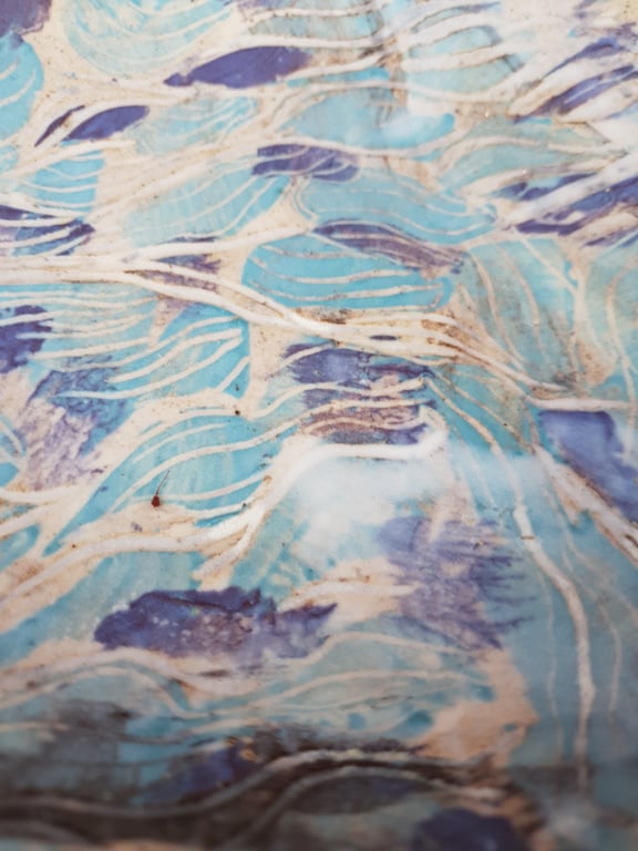 Malerisk skål/fad  billede 4