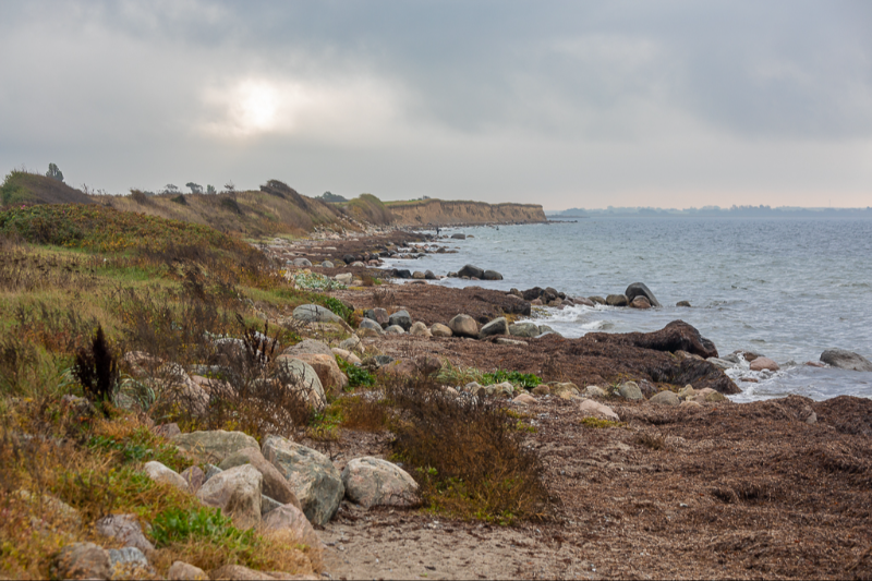 Enø strand en smuk efterårsdag 