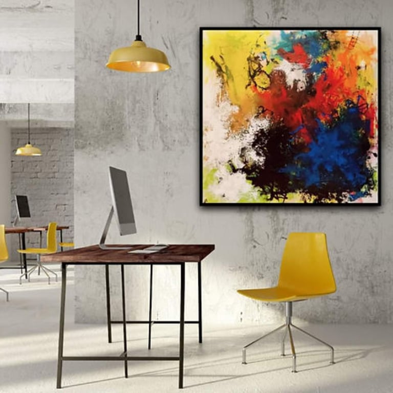 WILD STALLION (80x80) billede 2