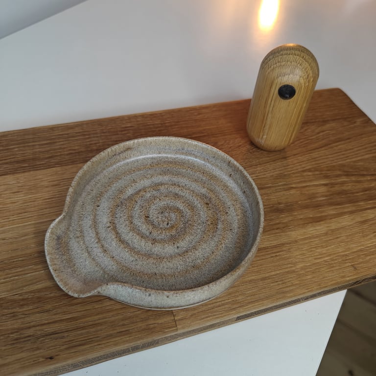 Lysebrun spoonrest  billede 2