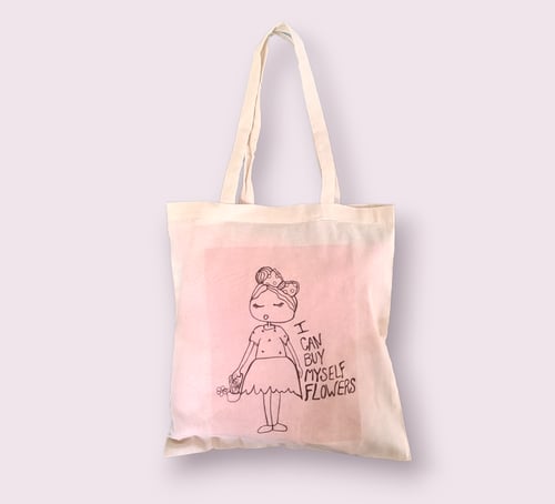 Mulepose: i can buy myself flowers Natur Rosa (2)