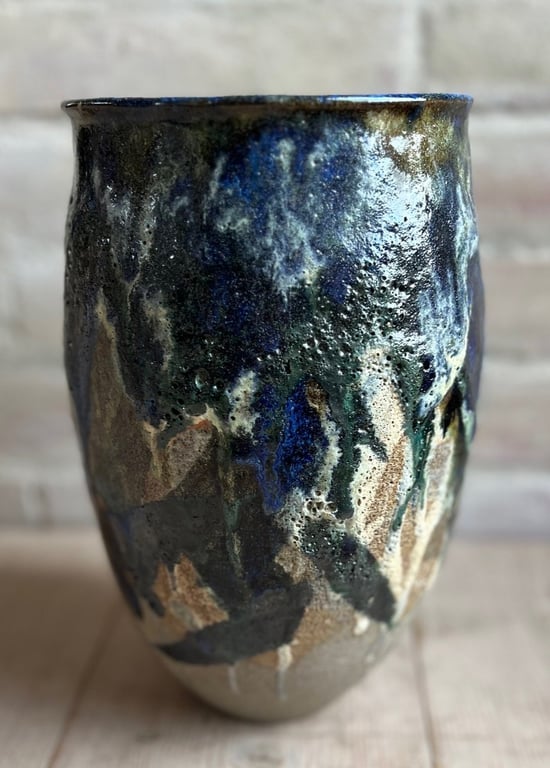 Malet vase billede 2