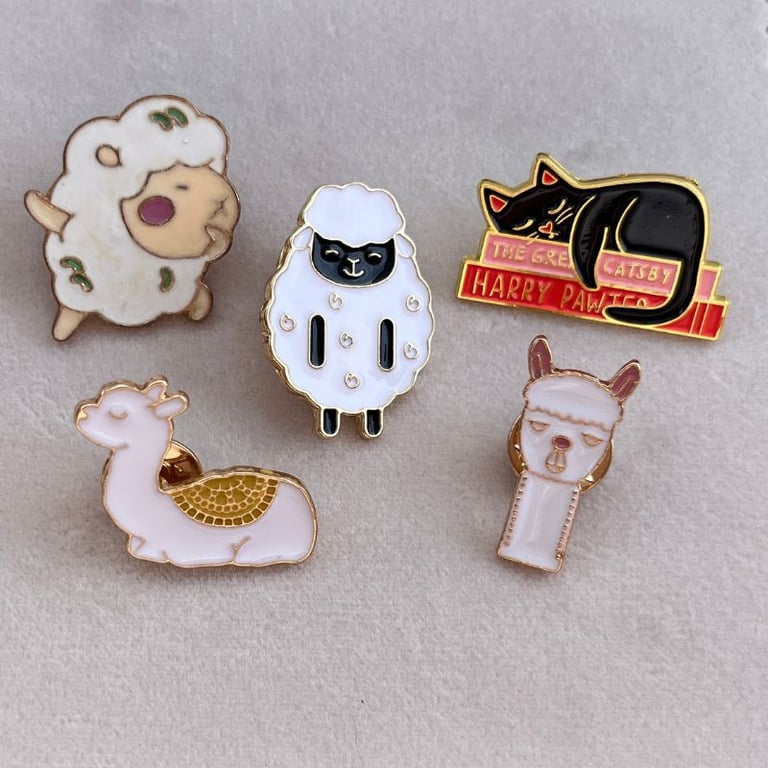 Pins - 5 forskellige
