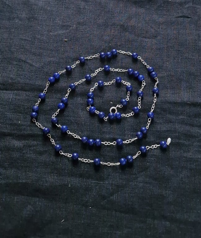 Lapis Lazuli halskæde billede 2