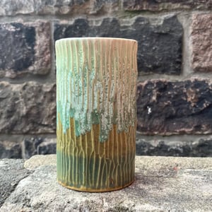 Vase, facetskåret – produktbillede