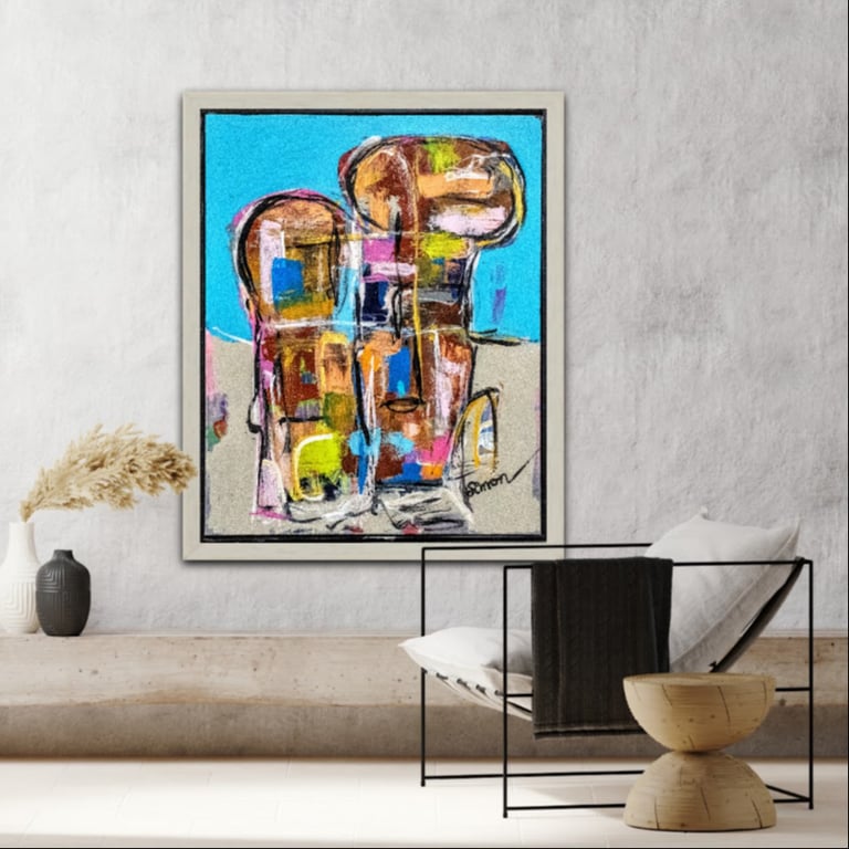 #1111 Maleri 80X 100cm  SOLD