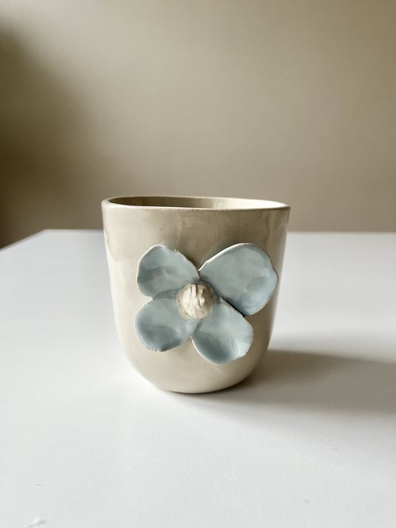 Blå blomsterkop No.2