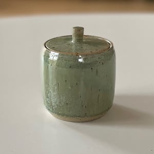 Lågkrukke, kobbergrøn – produktbillede