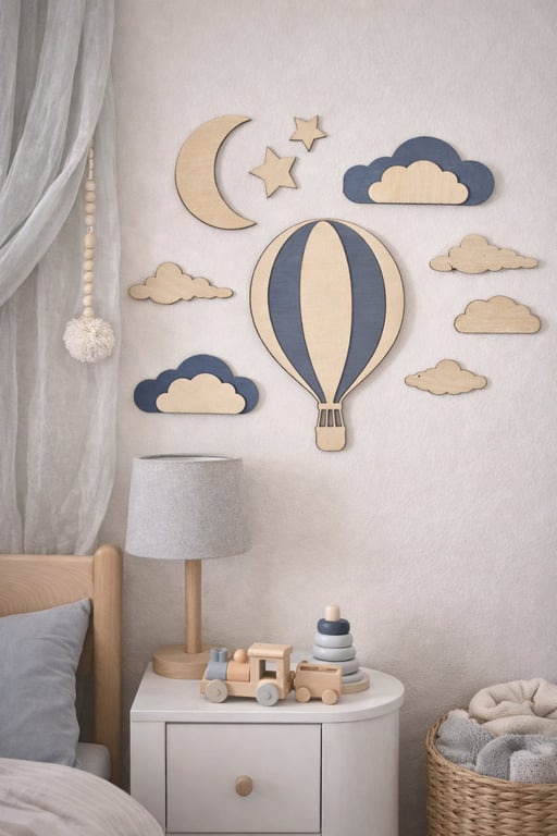 NOR | Luftballon | Vægdekoration