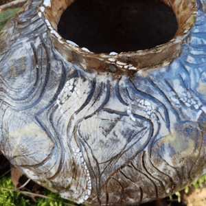 Dansende rødder - Stor krukke/vase  – produktbillede