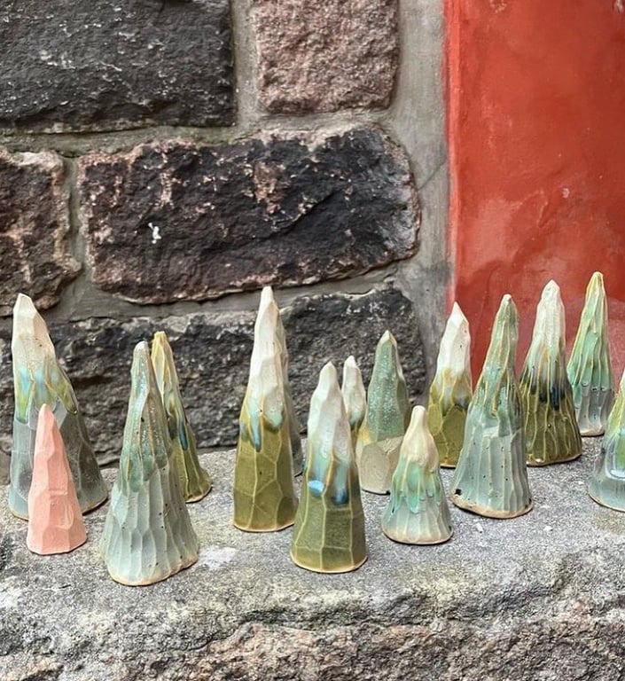 Facetskåret unika juletræ / Smykke-træ billede 6