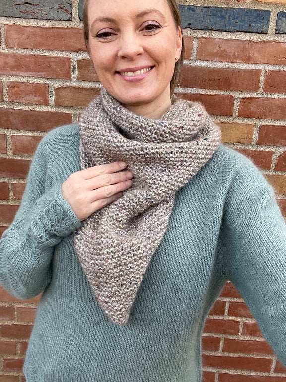 Bella Scarf strikkeopskrift billede 2