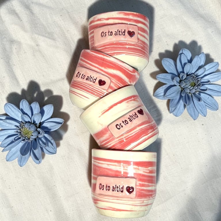 Os to Altid – Valentinskop i porcelæn billede 2