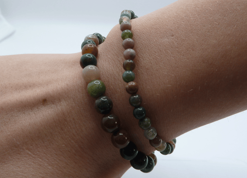 Indisk Agat Armbånd - 4mm (2)