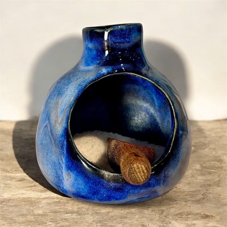 Blå Havbris Saltkar