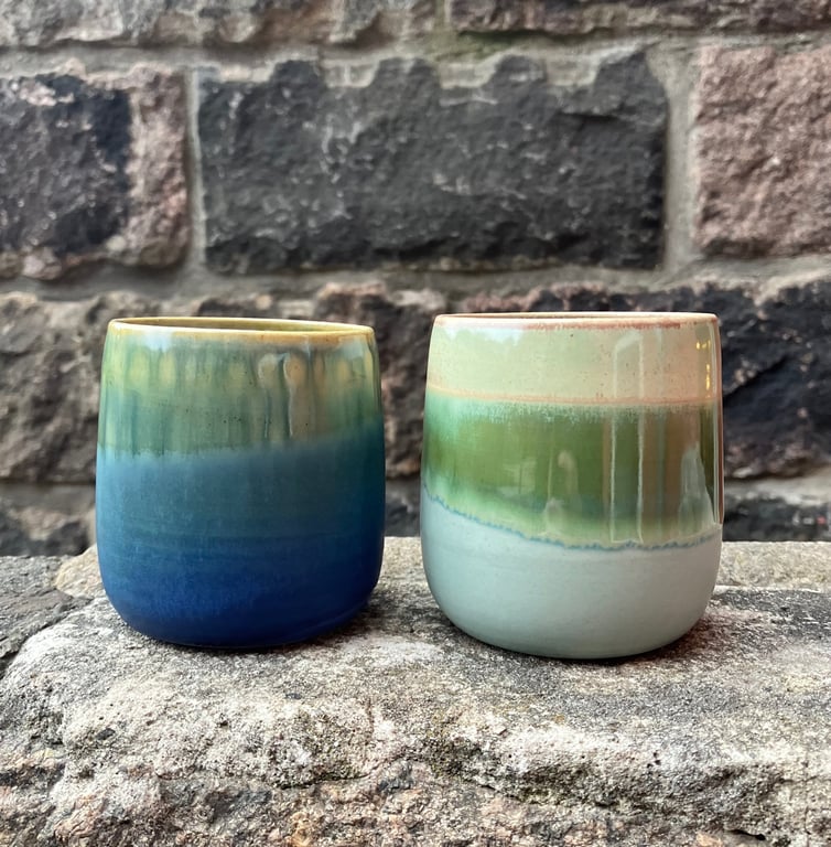 Hånddrejet kop billede 8