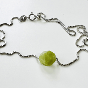 Grøn Jade star Cut- vedhæng – produktbillede
