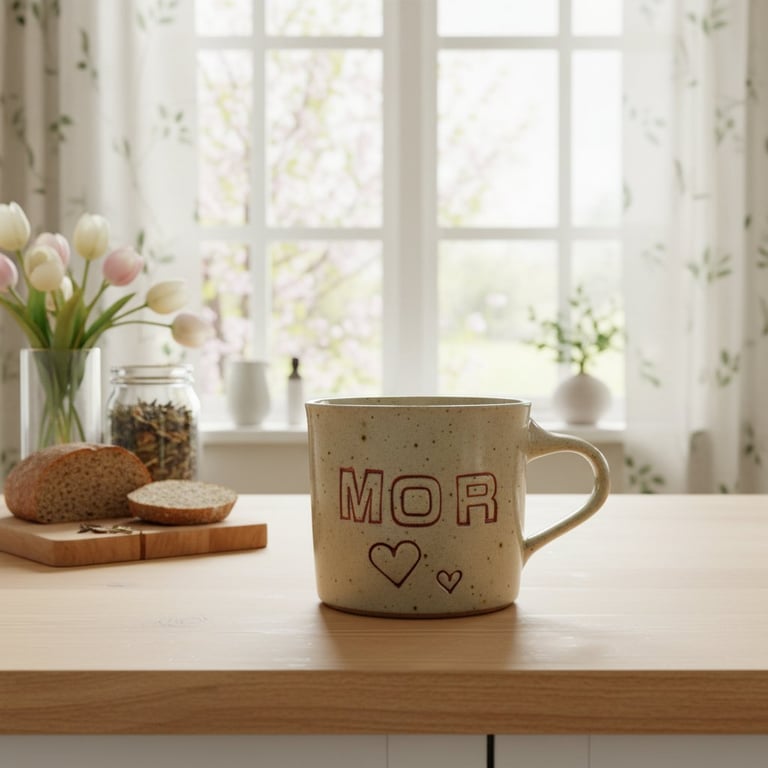 Mor kop m. hank billede 2