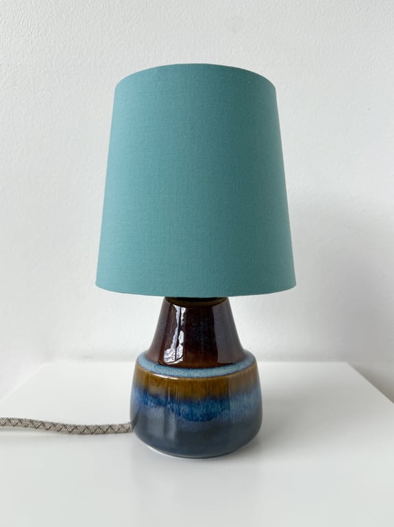 Upcycled vintage bordlampe - Søholm Keramik