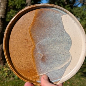 Frokosttallerken brun/beige – produktbillede