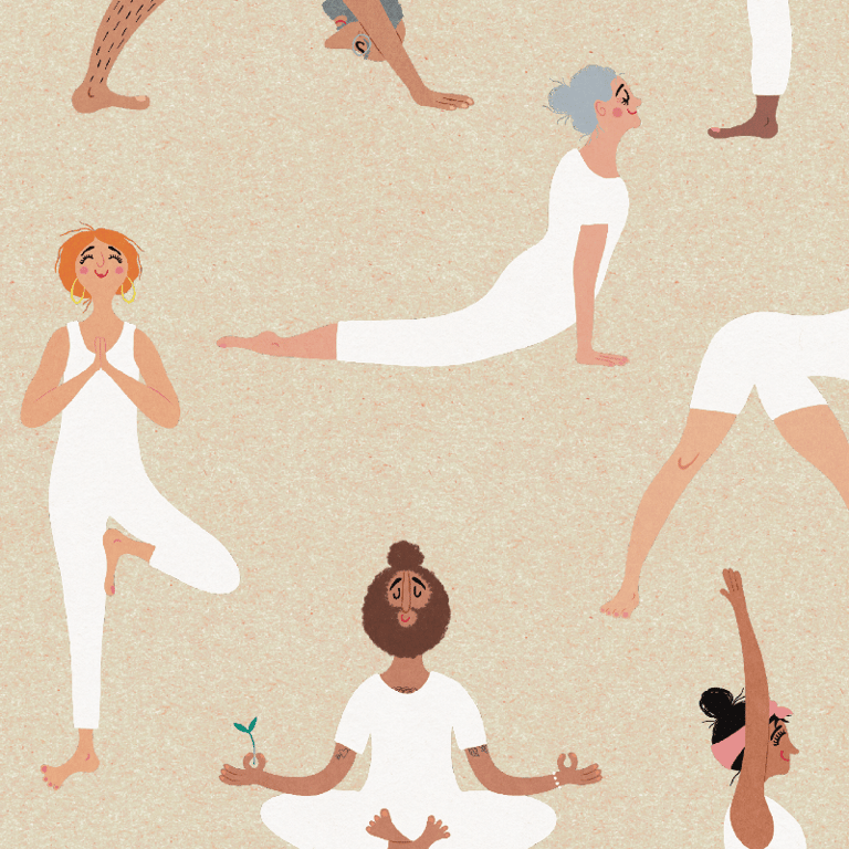 Yogahold – plakat billede 4