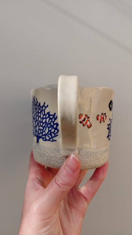 koraler kop, med fisk og Skildpadde  billede 5