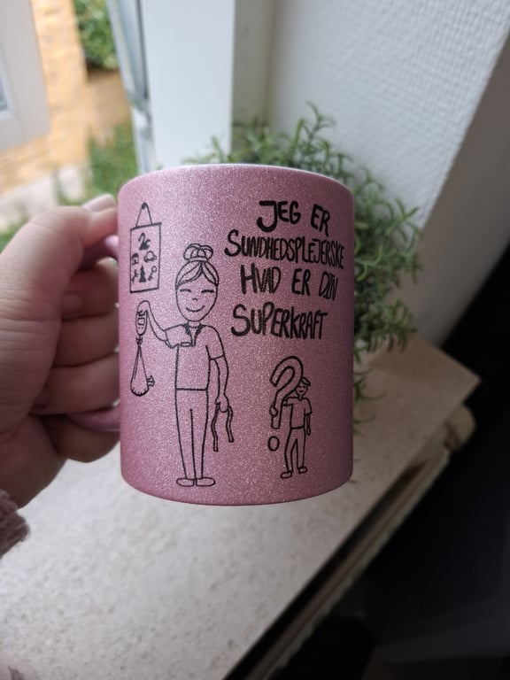Krus: Jeg er sundhedsplejerske hvad er din superkraft Pink Glimmer billede 2