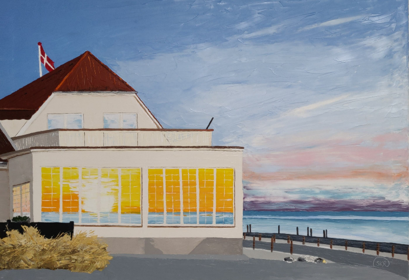 Danmark - Hjerting Badehotel. 100*70