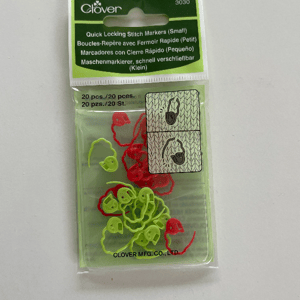 Tilbehør: Clover Quick Locking Stitch Markers (small)  – produktbillede
