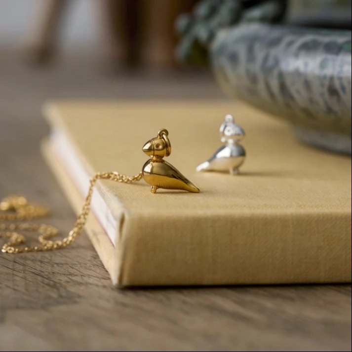 Kay Bojesen - Sangfugl i 18 karat forgyldt sølv (2)