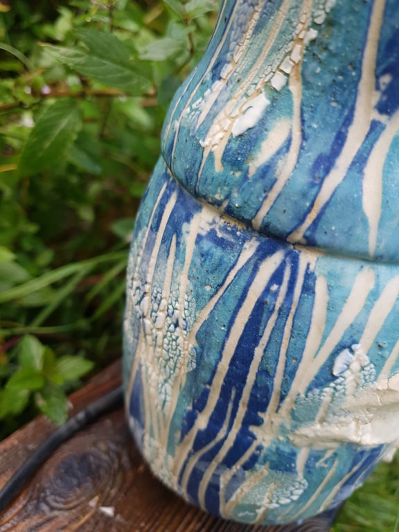 Syngende blå lampe  billede 5