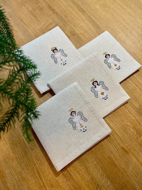 4 stk. Angels servietter 2038-3