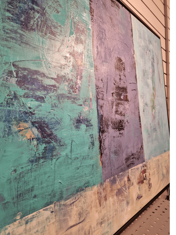 #1266 100x120 cm  SOLD billede 4