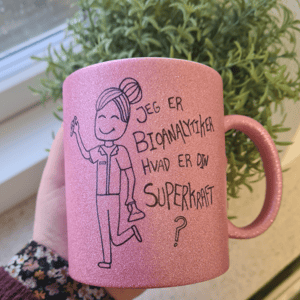 Krus: Jeg er bioanalytiker, hvad er din superkraft Pink Glimmer – produktbillede
