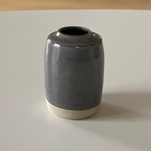 Vase, granitgrå - 12 cm – produktbillede