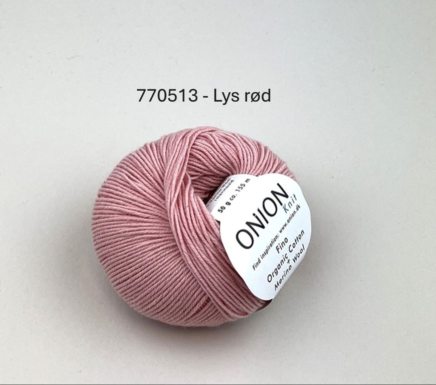 Garn: ONION Fino Organic &amp; Cotton Merino Wool billede 6