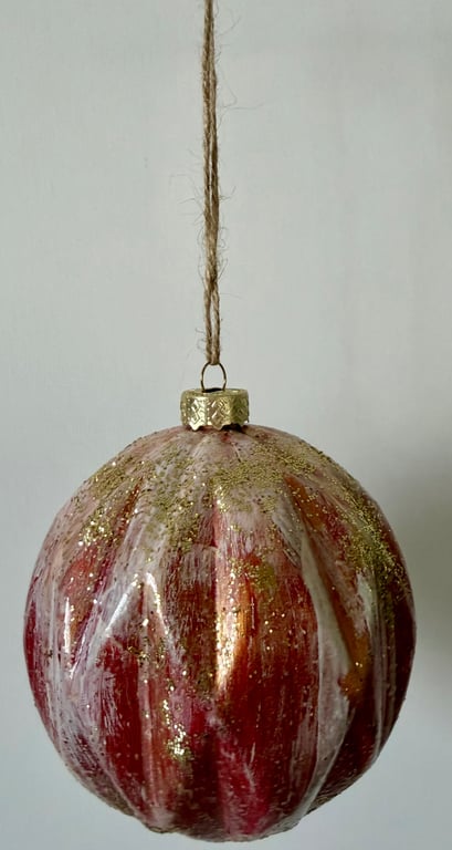 Kunst julekugle 50