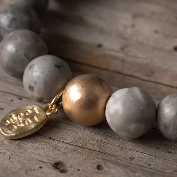 Armbånd med stenperler (4)