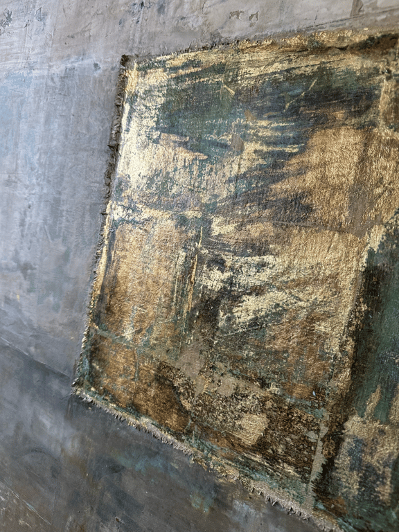 MALERI 100x100 - SE GODT EFTER OG VÆR NYSGERRIG SÅ FÅR DU ØJE PÅ ALT DET DEJLIGE DER LIGGER INDE BAGVED  billede 4