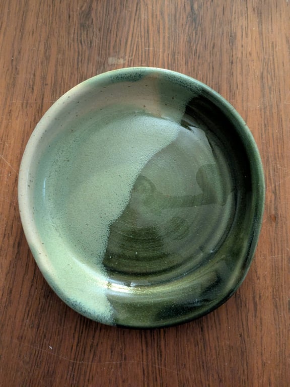 Spoon rest grøn/beige