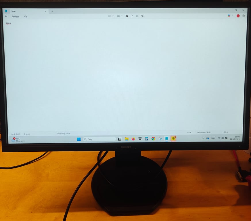 Philips 272B8QJEB – 27” QHD IPS LED-skærm (2560x1440)