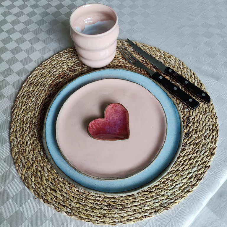 TALLERKEN Ø19 ROSA billede 2