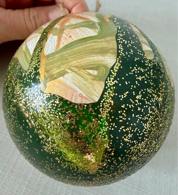 Kunst julekugle 25 billede 3