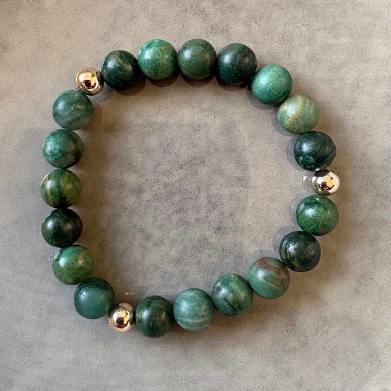 Afrikansk xibei jade armbånd 8mm