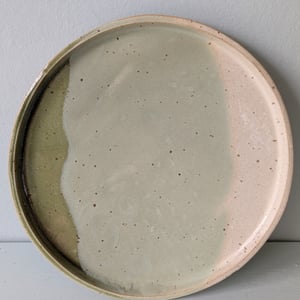 Frokosttallerken grøn/beige – produktbillede