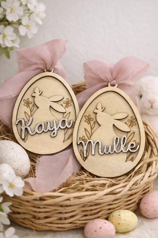 Påskeæg m./ Navn | Påskedekoration
