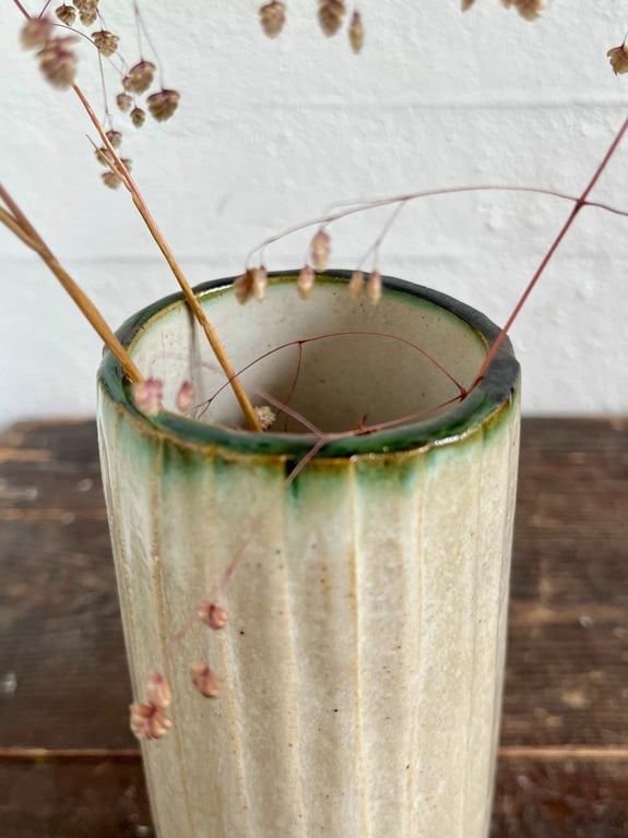 Vase, hvid aske billede 2