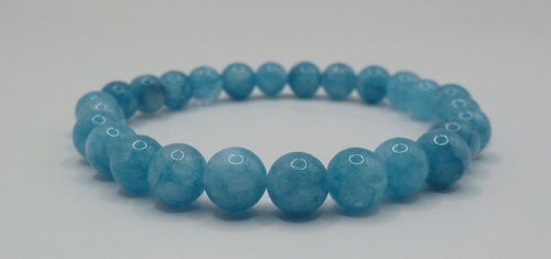 (Månedens Sæt) Amazonit Blue Armbånd - 6mm
