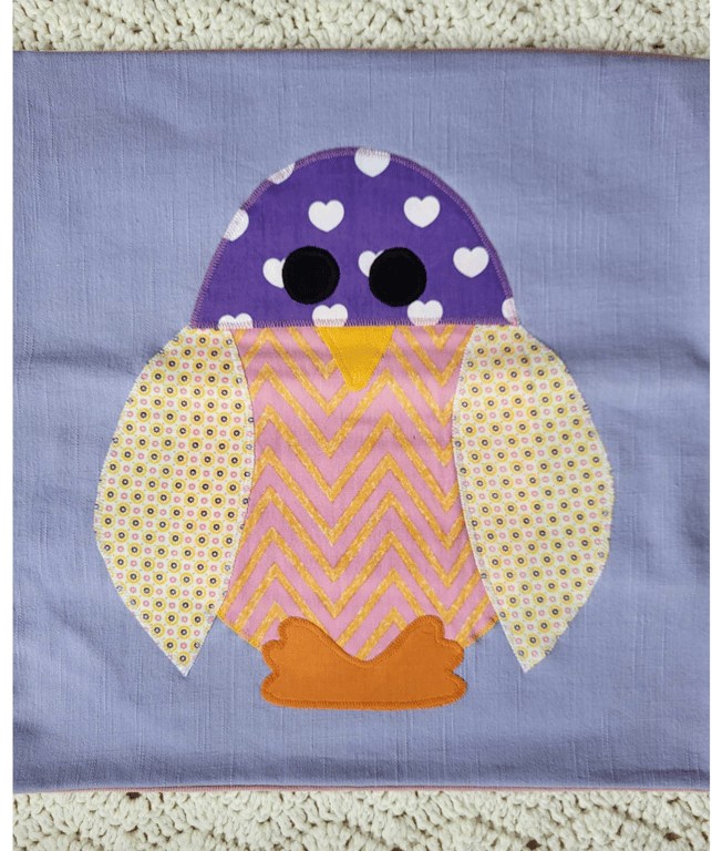 Pingvin pudebetræk - unikt kunsthåndværk billede 2